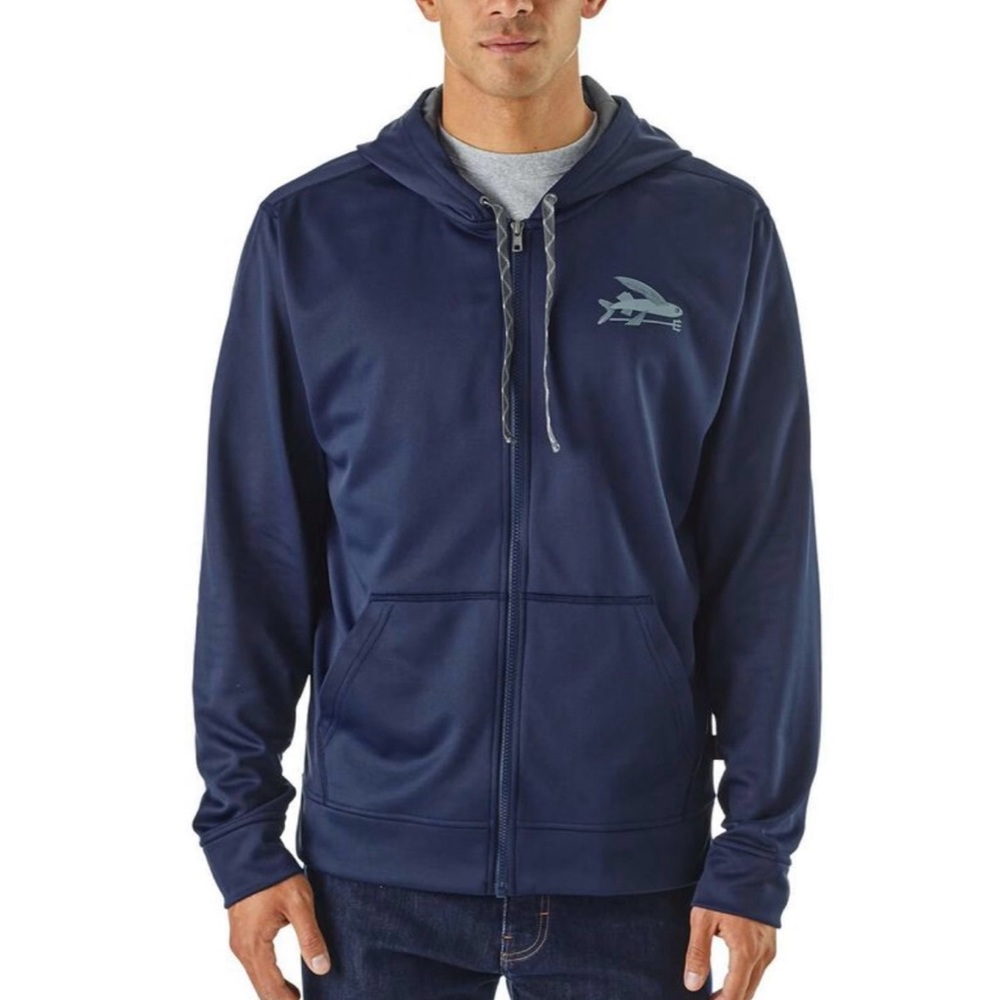 Patagonia Flying Fish PolyCycle Full Zip Hoodie